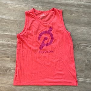 Peloton pink women’s muscle tank top